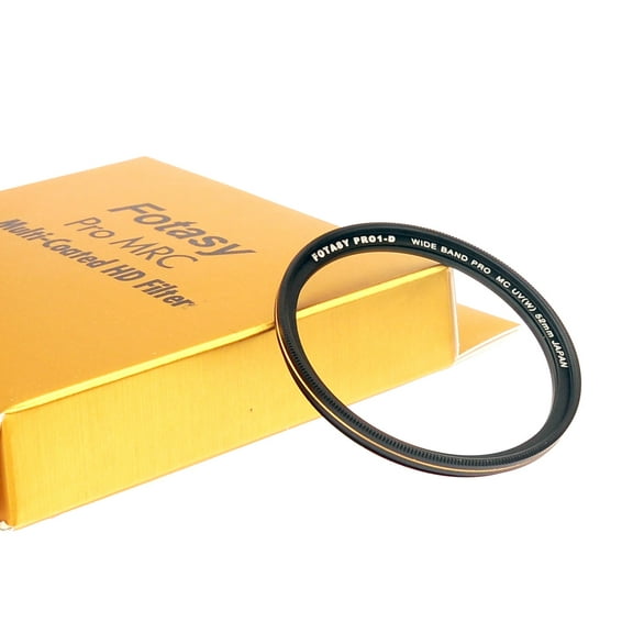 Fotasy 52mm Ultra Slim Circular PL Lens Filter, Nano Coatings MRC Multi Resistant Coating Oil Water Scratch, 18 Layers Multi-coated 52mm CPL Filter, Japan Imported Glass