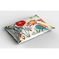 thumbnail image 2 of Ambesonne Floral Pillow Sham, Dandelions Garden Botany, 36" X 20", Multicolor, 2 of 2
