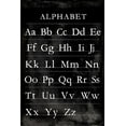 thumbnail image 2 of Vision Studio  11x14 White Modern Wood Framed Museum Art Print Titled - Alphabet Chart, 2 of 4