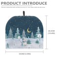 thumbnail image 7 of HELLHERO Holiday Snowman Teapot Dust Cover Waterproof and Dustproof Durable, for Friend, 7 of 7