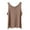 Khaki., variant on Akafmk Women's Sleeveless Tank Pajama Tops,Women's Cotton Sleepwear T-Shirt,Fashion Solid Color V Neck Loose Camisole Underwear Not Sleeve Pajama