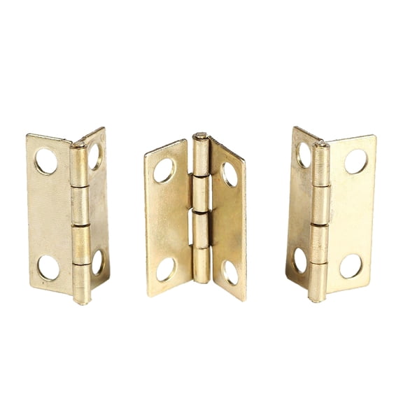 30 Pcs Steel Hinges Plane Drawer Cabinet Kitchen Mini Cupboard