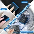 thumbnail image 5 of Washing Machine Lint Remover Laundry Hair Catcher Reusable Fabric Fur Collector for Washer Dryer Clothes Pet Hair Removal Laundry Accessory,1 PC,Black, 5 of 9
