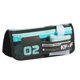 thumbnail image 2 of Estuche multifuncional estilo cibernético - diseño de bloques de color, organizador de almacenamiento de gran capacidad, estilo moderno de cabina tecnológica, bolso de papelería masculino con estilo, 2 of 7