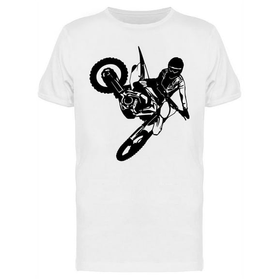 Motocross Stunt Design T-Shirt Men -Image by Shutterstock, Male Small
