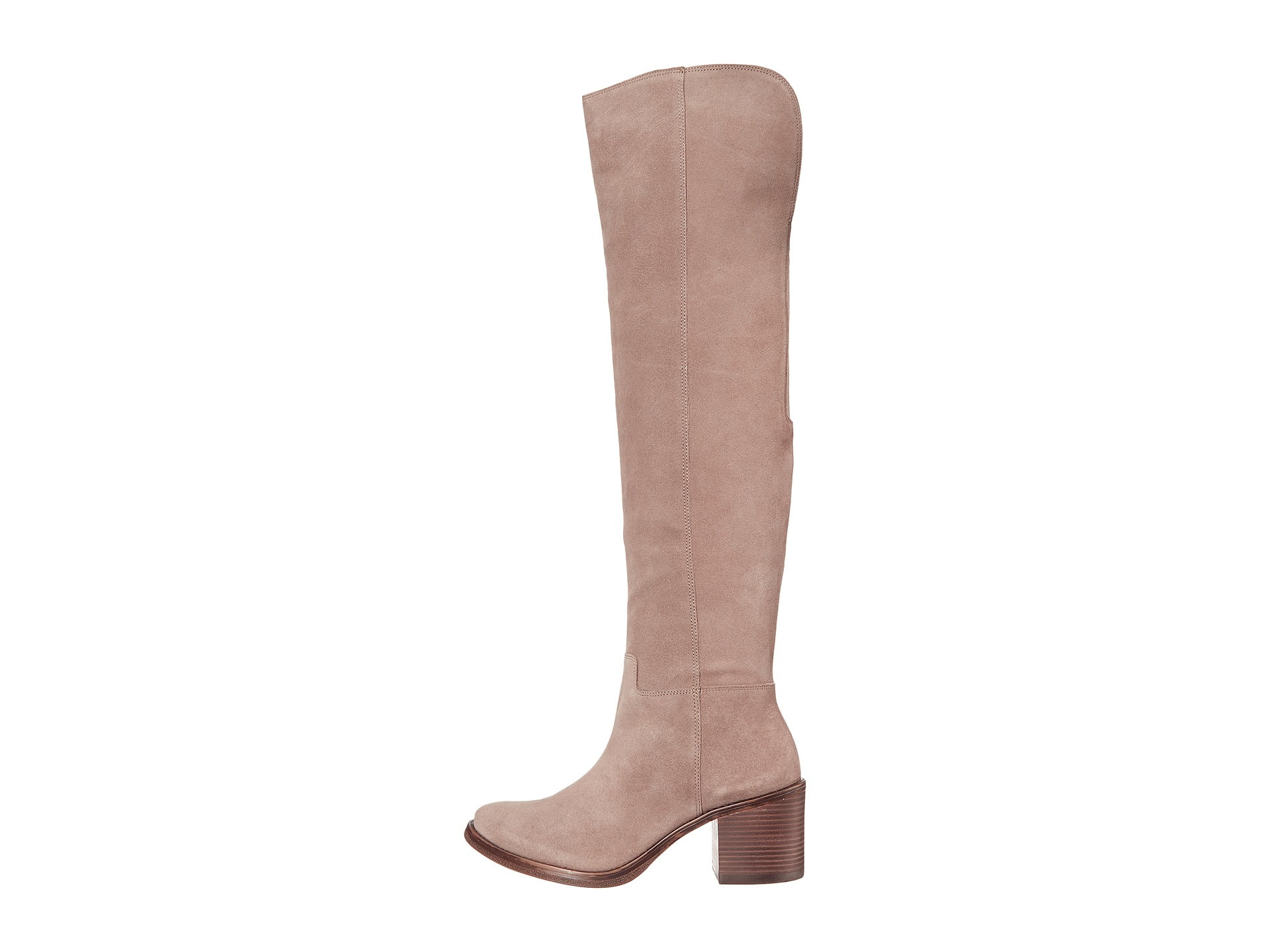 lucky brand over the knee suede boots