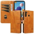thumbnail image 1 of Phone Case for Samsung Galaxy A21 Magnetic PU Leather Card Slots Durable Wallet Cover, 1 of 5