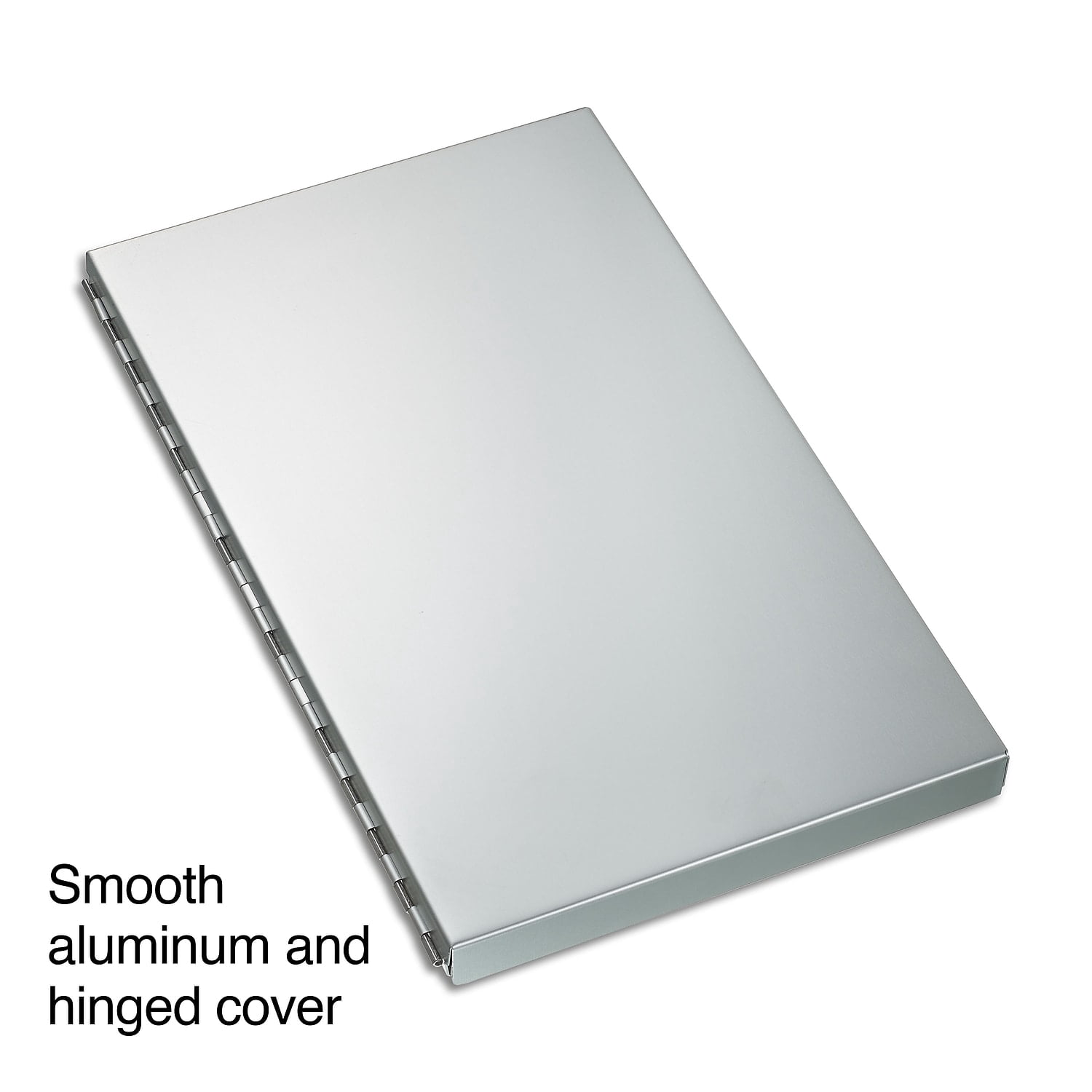 Staples Aluminum Side Loading Clipboard with Storage Legal Size Silver 44398-CC