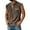 Brown, variant on Men's Sleeveless Henley Tank Tops Casual Summer Tank Top With Pocket Lightweight Cotton Blend For Daily Wear,Size S-3XL