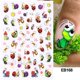 thumbnail image 2 of Evil Eye Snake Heart Nail Art Stickers, 3D Self Adhesive Flame Cute Animal Nail Art Decals Nail Decoration Accessories For Nail Art DIY, 2 of 5