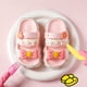 thumbnail image 3 of Girls Adorable Bowknot Lightweight Non-Slip Open Toe Slides, Summer, 3 of 4