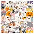 thumbnail image 2 of 50 Halloween Ghost Graffiti Stickers Waterproof Vinyl Decals for Water Bottles Phones Laptops Journals Scrapbooks Cases, 2 of 8