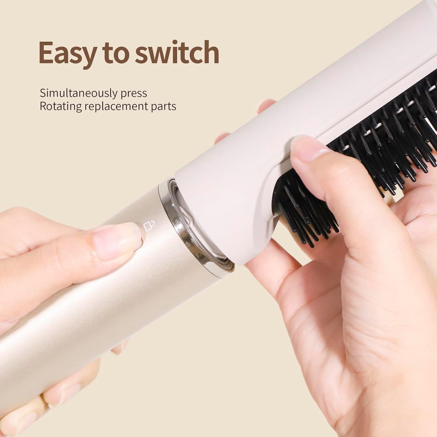 5 in Multifunctional Styling Hair Dryer Brush, 11000RPM Motor with Negative ion tech. Includes auto Curler, Paddle Brush, Oval Brush, Concentrator Nozzle, and Heat-Resistant Glove