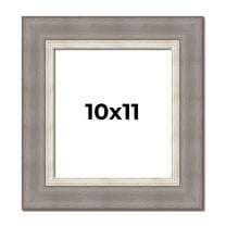 10x11 Frame Grey Real Wood Picture Frame Width 2.75 Inches | Interior Frame Depth 0.5 Inches |