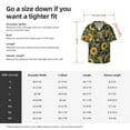 thumbnail image 5 of Yiaed Sunflowers Print Mens Casual Wrinkle Free Shirts Short Sleeve Button Down Summer Stretch Dress Shirt-Medium, 5 of 5