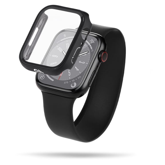 Case-Mate Apple Watch Series 7-8 Tough Bumper Case with Integrated Screen Protector - 45mm Black