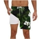 thumbnail image 1 of Pantalones Cortos para Hombre de Cintura Elástica con Bolsillos Pantalones de Playa de Impresión Casual, Poliéster Ligero de Moda para la Primavera Verano Al Aire Libre Y el Uso Diario, 1 of 5