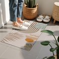thumbnail image 4 of Brown Boho Geometric and Plant Pattern Door Rugs,Washable Non Slip Door Mats Indoor,Decorative Door Mats,Entry Mat Indoor for Entrance,Bedroom,Kitchen,Bathroom,16"x24", 4 of 6