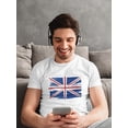 thumbnail image 2 of Great Britain Flag Paintbrush Tee Men's -Image by Shutterstock, 2 of 4