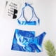 thumbnail image 4 of Bikini de tres piezas para mujer Falda corta sexy de tres piezas con almohadilla en el pecho sin aros Wmkox8yi  FGJ1384, 4 of 5