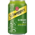Schweppes Ginger Ale Soda Pop, 12 Fl Oz, 24 Pack Cans