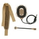 thumbnail image 1 of Walkie Talkie Auriculares De Un Solo Lado con Micrófono 150Hz?500Hz Enchufe De 7,1 Mm Alta Sensibilidad Radio De 2 Vías Auriculares Unilaterales Marrón, 1 of 8