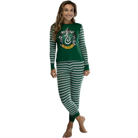 

Harry Potter Slytherin House Crest Tight Fit Adult Cotton Women s Pajama SM