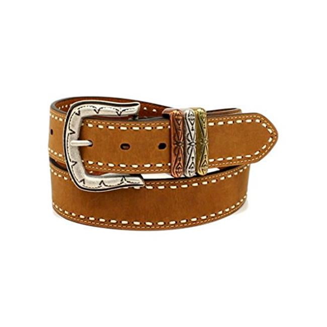 Ariat A1522802-L 1.5 in. Womens Laced Edge 3 Keepers Leather Belt ...