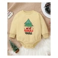 thumbnail image 2 of Gureui Newborn Infant Baby Girls Boys Autumn Casual Romper, Long Sleeve O Neck Christmas Cartoon Print Pattern Playsuit Streetwear, 2 of 9