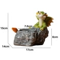 thumbnail image 2 of Maceta Decorativa De Mesa, Adorno De Dinosaurio, Decoración De Maceta De Flores De Animales seitruly HA039901-01, 2 of 6