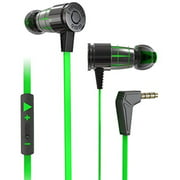 PDSY ACD G25 3.5mm Gaming Headset in-Ear Wired Magnetic Stereo with Mic(Black) (Color : Green)