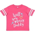 thumbnail image 3 of Inktastic Will You Marry Daddy-ring White Boys or Girls Toddler T-Shirt, 3 of 5