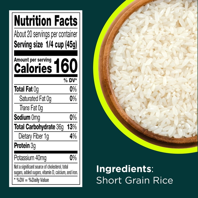 RiceSelect, Sushi Rice, Gluten-Free, Non-GMO, 32 oz Jar - Walmart.com