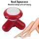 thumbnail image 2 of Mini masajeador vibratorio de onda con mango eléctrico USB, masaje de cuerpo completo para el cuello (rojo), 2 of 14