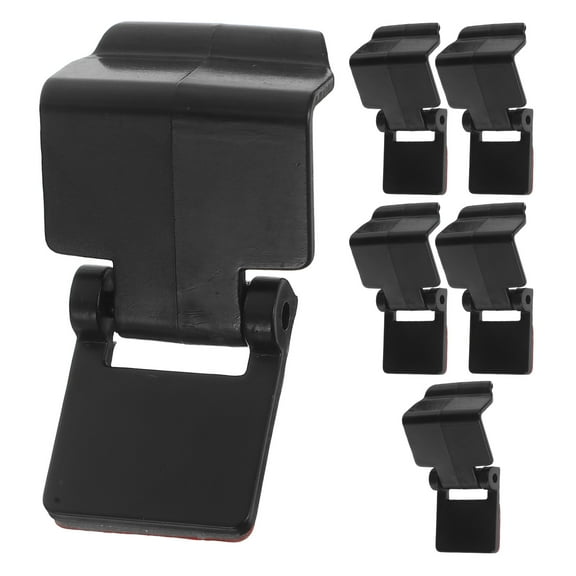 UPKOCH 6Pcs Black ABS Terrarium Lock Clips for Reptile Enclosures Turtle Feeding Box 1.89X1.14X0.83in