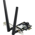 thumbnail image 1 of ASUS PCE-AX3000 AX3000 Dual Band PCI-E WiFi 6 (802.11ax). Supporting 160MHz, Bluetooth 5.0, WPA3 network security, OFDMA and MU-MIMO, 1 of 3