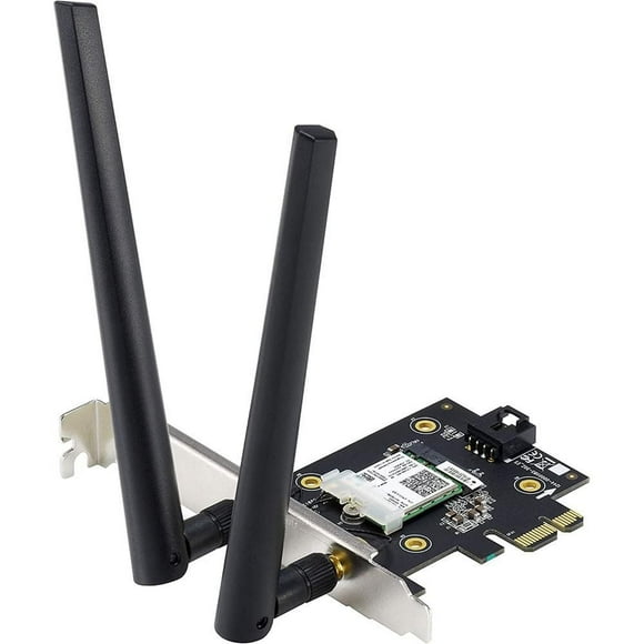 ASUS PCE-AX3000 AX3000 Dual Band PCI-E WiFi 6 (802.11ax). Supporting 160MHz, Bluetooth 5.0, WPA3 network security, OFDMA and MU-MIMO