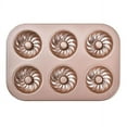 thumbnail image 3 of Birdeem 6 Piece Cake Baking Pan Household Baking Donut Kitchen Baking Non-Stick Baking Pan, 3 of 10