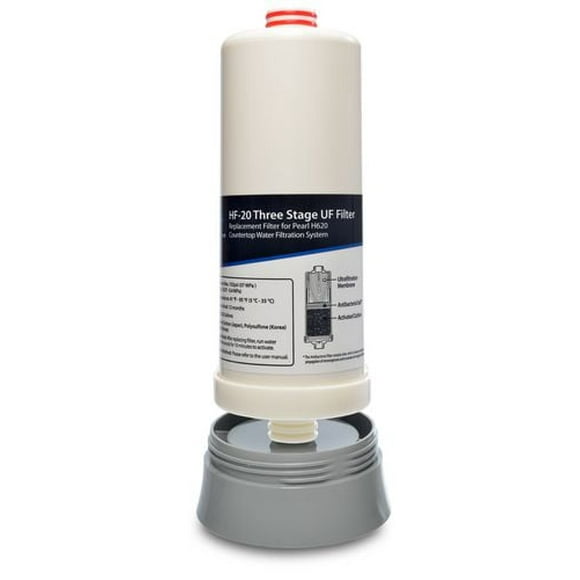 Filtre à eau UF H2O+ Pearl à 3 étapes