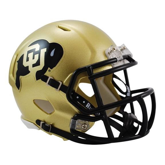 Colorado Buffaloes Gold Riddell NCAA Speed Mini Helmet
