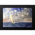 thumbnail image 2 of Hausenflock, Alan 24x17 Black Modern Framed Museum Art Print Titled - Sailing at Sunrise I, 2 of 5
