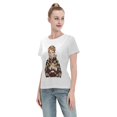 thumbnail image 4 of T-Shirt Basique à Manches Courtes pour Femmes Demon Slayer Blade Tanjiro, 4 of 6
