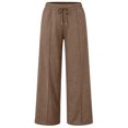 thumbnail image 6 of Girls Sweatpants 14-16 Baggy Elastic Waist Wide Leg Pants for Girls Open Bottom Cute Casual Sweat Trousers for Girls with Pockets, 6 of 6