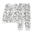thumbnail image 1 of COM1950s Children's Diy Hand-Drawing Set, Long-Sleeve Casual Two-Piece, Elastic Waist, Printed Colors, 1 of 8