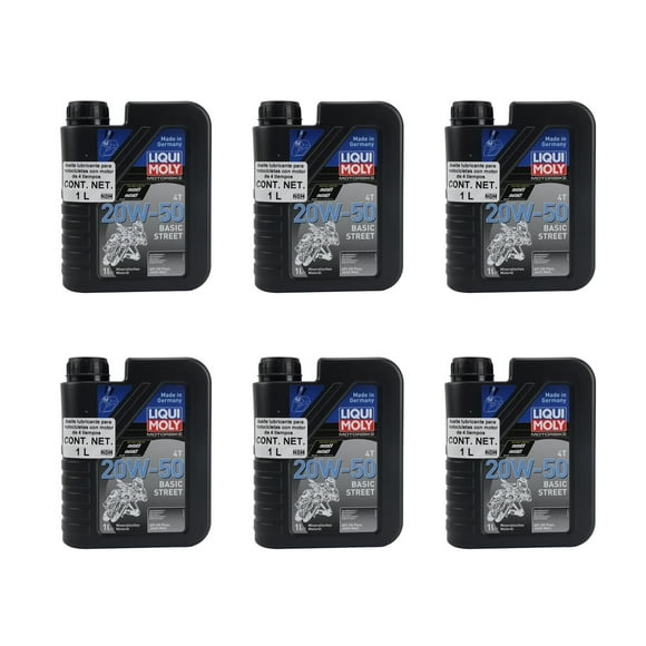 Aceite 20W50 Mineral Sn Plus/Ma2 1L (C/6) Moto 4T Liqui Moly