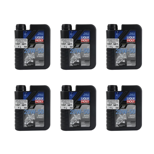 Aceite 20W50 Mineral Sn Plus/Ma2 1L (C/6) Moto 4T Liqui Moly