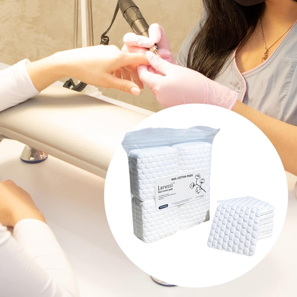 Toallitas para uñas sin pelusa, almohadilla suave para limpiar uñas, manicura y pedicura. 200 preces