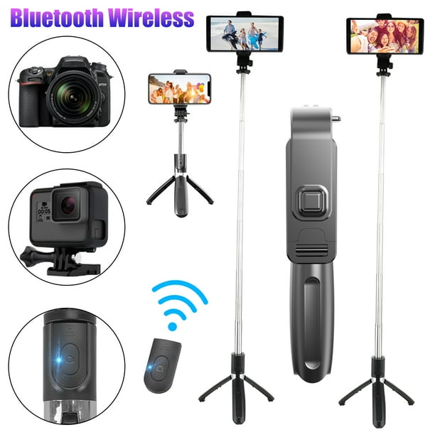 Tsv Selfie Stick Tripod 40 Inch Extendable Phone Tripod 360 A Rotation W Detachable Wireless Bluetooth Remote Adjustable Tripod Compatible With Gopro Dslr Camera Iphone 12 Pro Max 11 Android Phone Walmart Com Walmart Com