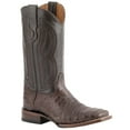 thumbnail image 2 of Ferrini  Mens Belly Caiman Chocolate Square Toe   Western Cowboy Boots   Mid Calf, 2 of 7
