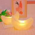thumbnail image 1 of Plastic Lamps Crescent Moon Night Light White LED Bedside Lamp with Dimmable Touch Control for Home Decor(1Pcs) Rkxzt, 1 of 7
